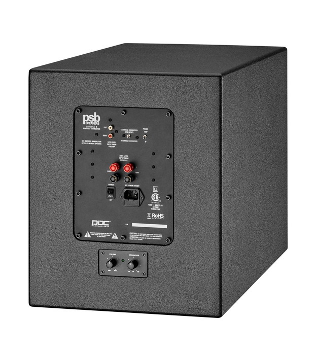 SW-12P背面 (12寸有源超低频音箱)